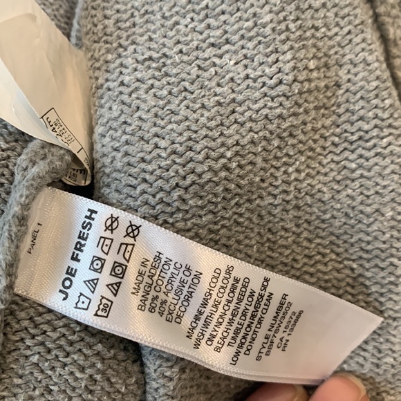 Joe Fresh and H&M Gray Cardigans in Sizes 12-18M and 18-24M - Picture 9 of 12